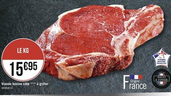 Casino Supermarchés Viande bovine côte à griller offre