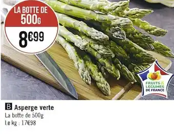 Asperge verte