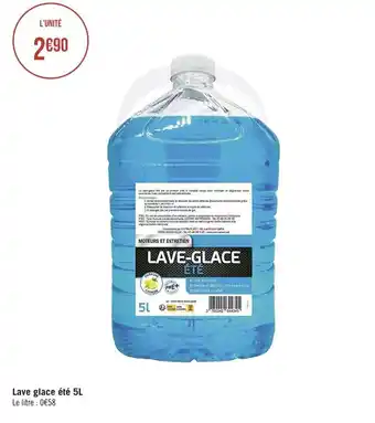 Casino Supermarchés Lave glace été 5L offre