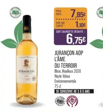 Match Jurançon aop l'âme du terroir offre