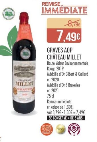 Graves aop château millet