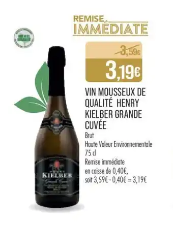Match Vin mousseux de qualité henry kielberg grande cuvée offre
