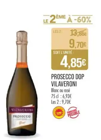 Match Prosecco dop vilaveroni offre