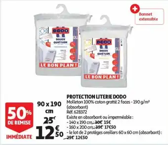 Auchan Protection litiere dodo offre