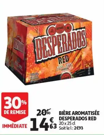 Auchan Supermarché Bière aromatisée desperados red offre