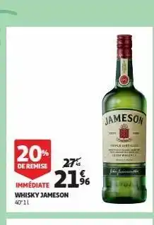 Auchan Supermarché Whisky jameson offre