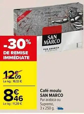 Café moulu san marco