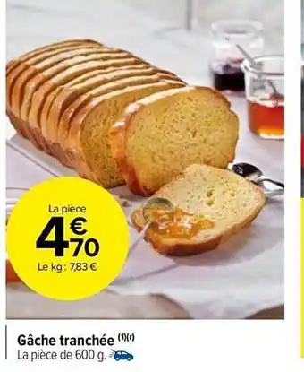 Gâche tranchée