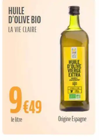 La Vie Claire Huile d'olive bio la vie claire offre