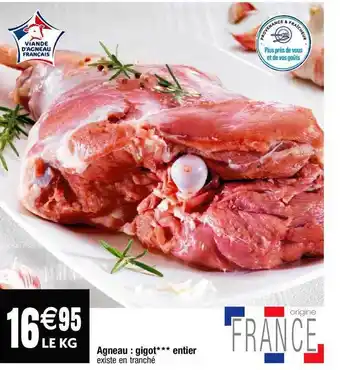 Agneau : gigot***entier