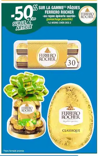 Cora x Carrefour La gamme pâques ferrero rocher offre