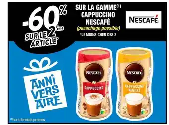 Cora x Carrefour La gamme cappuccino nescafé offre