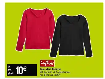 Cora x Carrefour Tee-shirt femme influx offre