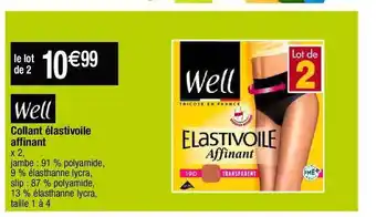 Collant élastivoile affinant well