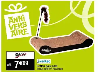 Cora x Carrefour Griffoir pour chat venteo offre