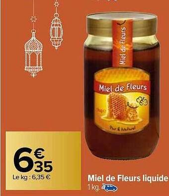 Carrefour Market Miel de fleurs liquide offre
