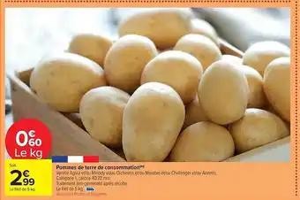 Carrefour Market Pommes de terre de consommation offre
