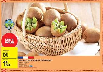 Kiwi vert filière qualité carrefour