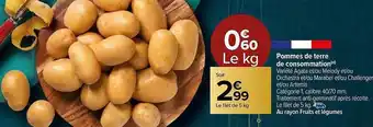 Carrefour Market Pommes de terre de consommation offre