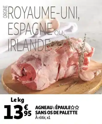 Agneau : Èpaule Sans Os De Palette