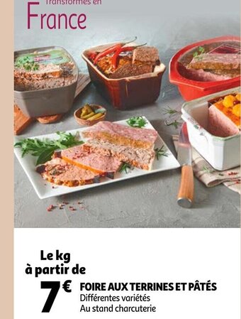 Auchan Foire Aux Terrines Et Patès offre