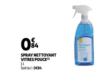 Auchan Spray Nettoyant Vitres Pouce offre