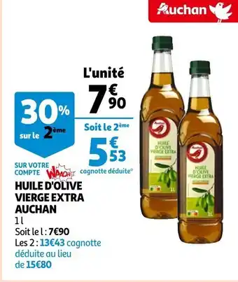 Auchan Huile D'Olive Vierge Extra Auchan offre