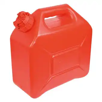 Autobest jerrican carburant en plastique renforcé rouge 10 l autobest