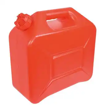 Autobest jerrican carburant en plastique renforcé rouge 20 l autobest