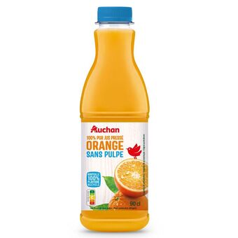 Auchan Pur jus d'orange sans pulpe auchan offre