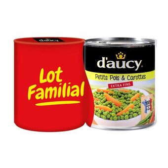 Auchan Petits pois & carottes extra fins d'aucy offre