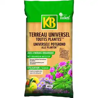 Auchan Terreau universel 40l kb offre