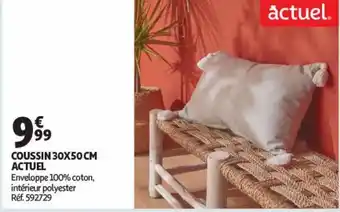 Auchan Coussin 30x50cm actuel offre