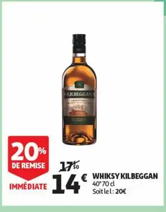 Auchan Supermarché Whisky kilbeggan offre