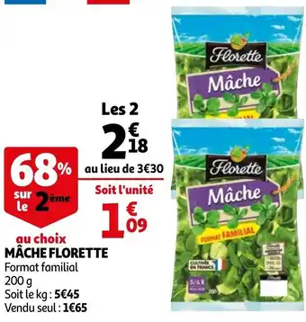 Auchan Mâche Florette offre