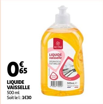 Auchan Liquide Vaisselle offre