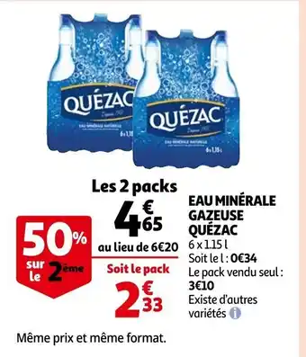 Eau Minérale Gazeuse Quézac