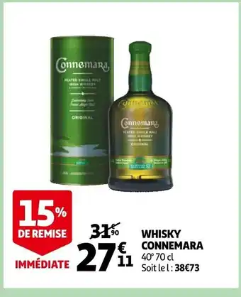 Auchan Whisky Connemara offre