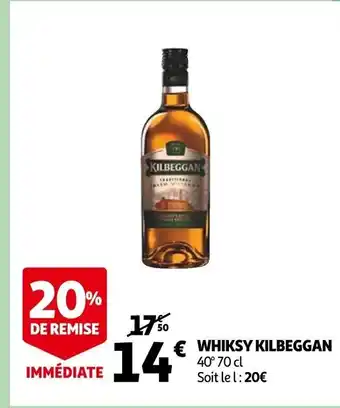 Auchan Whisky Kilbeggan offre