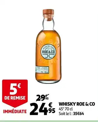 Auchan Whisky Roe & Co offre