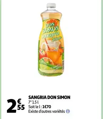 Auchan Sangria Don Simon offre