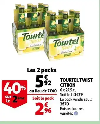 Auchan Tourtel Twist Cintron offre