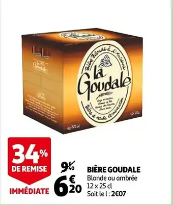 Auchan Bière Goudale offre