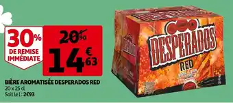 Auchan Bière Aromatisèe Desperados Red offre