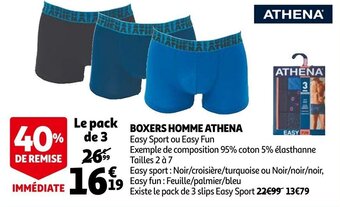 Boxers Homme Athena