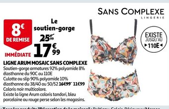 Auchan Ligne Arum Mosaic Sans Complexe offre