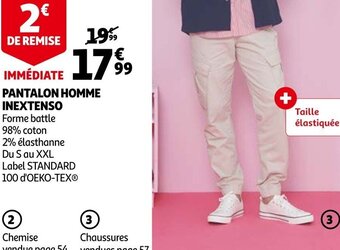 Auchan Pantalon Homme Inextenso offre