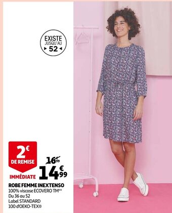 Auchan Robe Femme Inextenso offre