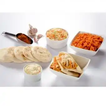 Colis pita avec légumes