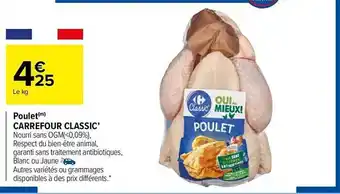 Carrefour Market Poulet carrefour classic' offre
